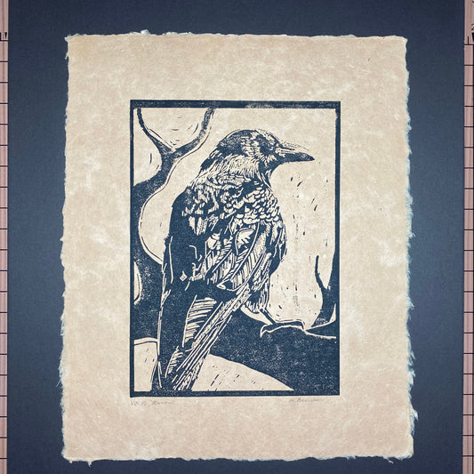 Raven limited edition 8x10 print on 11x14 mat board